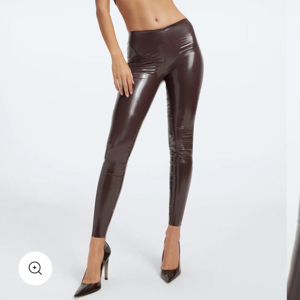 Good American Faux Leather Leggings